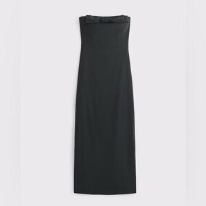 Abercrombie & Fitch Column Bow-Front Maxi Dress